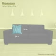 thumbnail image 3 of Majestic Home Goods Pillow 24x24 Chevron Teal, 3 of 4