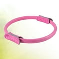 thumbnail image 3 of FRCOLOR Pink Pilates Yoga Ring for Women Made of Durable EVA and Rubber with Nonslip Handle for Shaping Body and Improving Balance 1pc, 3 of 8