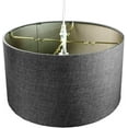 thumbnail image 2 of HomeConcept 2 Light Swag Plug-in Pendant 14" w Granite Gray with Diffuser, White Cord, 2 of 12