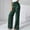 Green, variant on Women's Plaid Bell-Bottoms Dress Pants, High-Waisted Straight-Leg Work Pants, Elegant Houndstooth Print, Old Money Pants Business Casual Wear