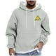 thumbnail image 2 of Sudadera con capucha para hombre, informal, a la moda, con estampado, con cordón, de manga larga, de poliéster, 2 of 5