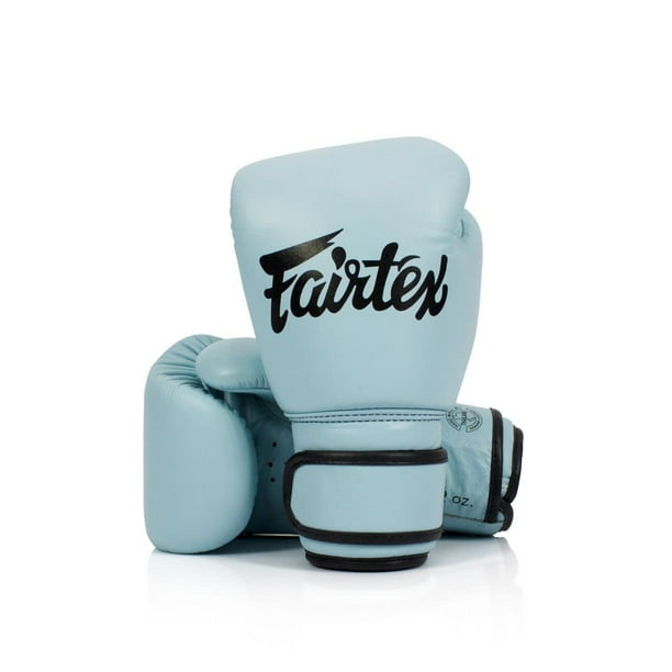 Guantes de boxeo Fairtex BGV20, azul pastel, 14 onzas, para hombres, mujeres y niños