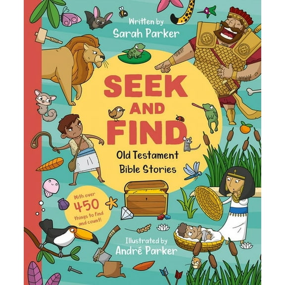 Seek and Find Seek and Find: Old Testament Bible Stories: With Over 450 Things to Find and Count!, (Board Book)