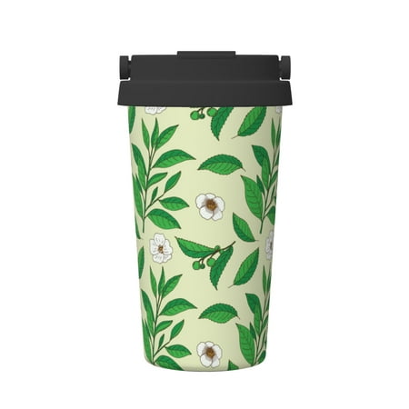 

Insulated Coffee Mug With Lid Tea Patt Pattern Insulated Tumbler Stainless Steel Coffee Travel Mug With Lid Hot Beverage And Cold Vacuum Portable Thermal Cup Gifts