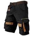 thumbnail image 2 of Cargo Shorts for Men Summer Casual Lightweight Breathable Straight Leg Outdoor Hiking Shorts with Pockets, 2 of 5