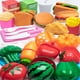 thumbnail image 1 of onlyliua para El Hogar Juguet de Simulación de Frutas para Niños, Cocina, Alimentos, Verduras, Pueden Cortar, 27 Juegos, 1 of 6