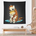 thumbnail image 5 of Calvin And Hobbes Tapestry Wall Hanging Blanket Soft Tablecloth Wall Hanging Tapestries Home Decor Posters for Home Dormitory, 5 of 8
