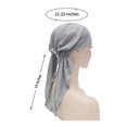 thumbnail image 5 of DLAPL Chemo Headwear for Women Head Scarf Lightweight Turban Headwraps Beanie Skull Cover Cap, Solid Gray, 5 of 5