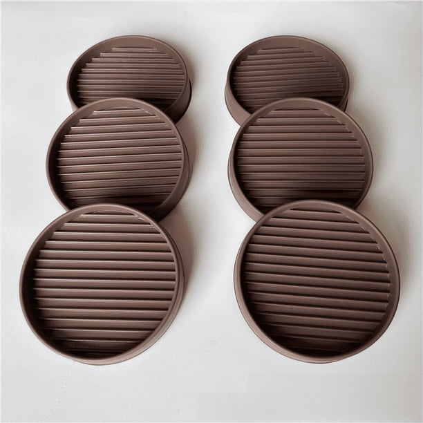 Cojín de pie de sofá de goma con ruedas para muebles de 2 pulgadas con tira antideslizante, cojín de pie de piso de madera