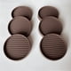 thumbnail image 1 of Cojín de pie de sofá de goma con ruedas para muebles de 2 pulgadas con tira antideslizante, cojín de pie de piso de madera, 1 of 5