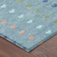 thumbnail image 3 of Addison Rugs Chantille Indoor/Outdoor Transitional Kids Teal Machine Washable Rectangle Rug, 5' x 7'6", 3 of 8