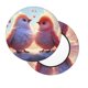 thumbnail image 2 of Balery Heart Sky Bird Couple Fundas de asiento para taburete de bar redondo de tela de terciopelo ajustables que protegen de arañazos y manchas para sillas de 14 a 17 pulgadas.-13 inch, 2 of 7