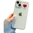 thumbnail image 6 of Cute Love Heart Couples Clear Soft  for iPhone Case (Black,iPhone 13), 6 of 6