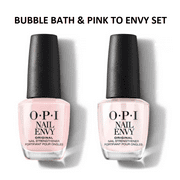 OPI NAIL ENVY Nail Strengthener BUBBLE BATH & PINK TO ENVY SET * BEAUTY TALK LA *