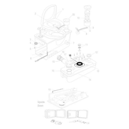 Thetford 33361 - Black Lip Seal