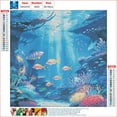thumbnail image 5 of HsdsBebe Ocean DIY Diamond Art Painting Kit,Fish Art Craft Gem Painting Adult and Children DIY Full Round 5D Diamond Drill Kit., 5 of 6