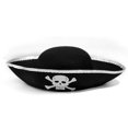 thumbnail image 2 of Pirate Hat Halloween Stage Performance Captain Cap Ball Cosplay Triangle Skull Hat for children heqiyong toy, 2 of 2