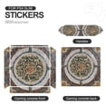 thumbnail image 4 of Decal Skin for PS4 Slim / PS4 Pro / PS4, Whole Body Vinyl Sticker Cover for Playstation 4 Console and Controller (Mediterranean style mosaic Around-1), 4 of 5