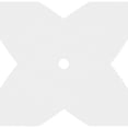 thumbnail image 4 of 38"OD x 2"ID x 13 1/4"C x 1"P Titus Architectural Grade PVC Contemporary Ceiling Medallion, 4 of 7