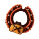 thumbnail image 5 of Collar de Disfraz de Gato de Halloween Tejido a Mano, Cómodo, Cuello de Cuello, Suave, Lindo Collar de Vacaciones Tejido a Mano para Fiestas Festivas Naranja S, 5 of 8