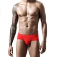 thumbnail image 2 of Ropa interior para hombre, bolsa convexa en U, modal, sexy, cómoda, calzoncillos, pantalones deportivos de cintura baja de talla grande, 2 of 5