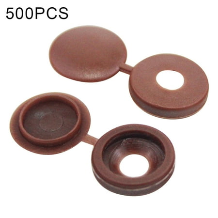 

500/100Pcs Plastic Hinged Screw Cover Caps Washer Flip Tops Multiple Colour for Furniture Hardware New