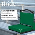 thumbnail image 4 of Stadium Seats with Back Support and Thick Cushion Bleacher Seats with Backs and Cushion Wide, Stadium Chairs Include Shoulder Strap and Pocket, Perfect for Sports Events, 4 of 14