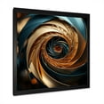thumbnail image 3 of Designart "Spiraling In The Golden Ratio I" Abstract Spirals Picture Framed Wall Decor, 3 of 5