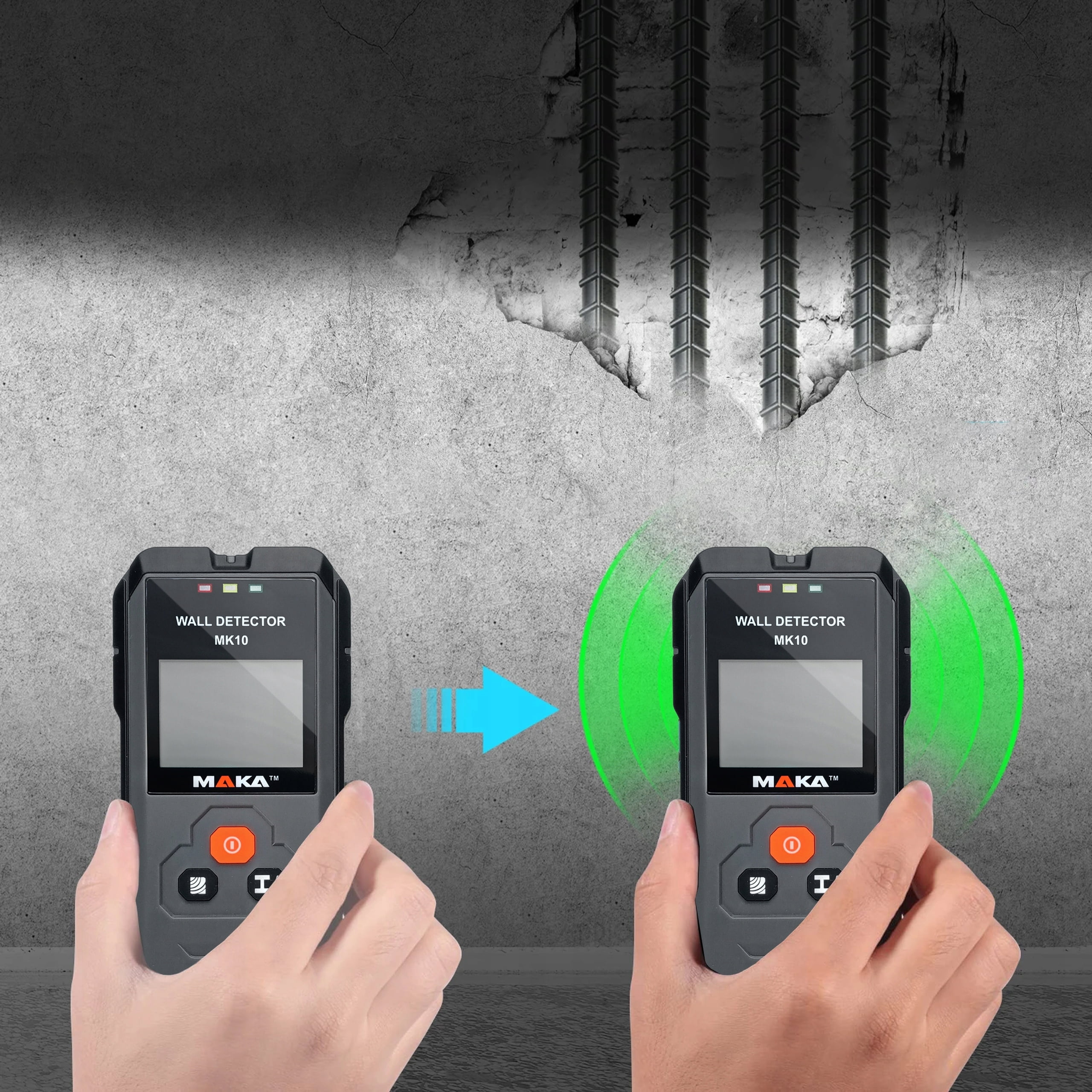 MK10 Wall Detection Drilling Metal Wire Decoration