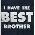thumbnail image 2 of I Have the Best Brother Cute Sibling Romper Boys or Girls Infant Baby Brisco Brands NB, 2 of 6