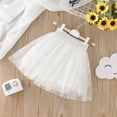 thumbnail image 2 of Utlike Girls Skirts Kids Solid Color Layered Puffy Tutu Tulle Skirt Fashion Trends Mini Skirt For Girl Size 4 Years-5 Years, 2 of 6