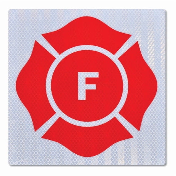 NMC™ Florida Truss Sign, "F", Vinyl, 1/Each