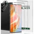 thumbnail image 1 of 2+2 Pack Galaxy S23 Ultra Screen Protector With Camera Lens Protector, Oleophobic Coating, 9H Tempered Glass, HD, For Samsung Galaxy S23 Ultra 5G, 1 of 1