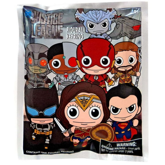 DC 3D Figural Keyring Justice League Movie Mystery Pack