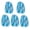 Blue 5pcs, variant on Ruanlalo 5/10/15Pcs Disposable Beard Hair Net Full Face Bouffant Hood Cap Unisex Universal Food Service Cooking Non-Woven Head Cover Hairnet