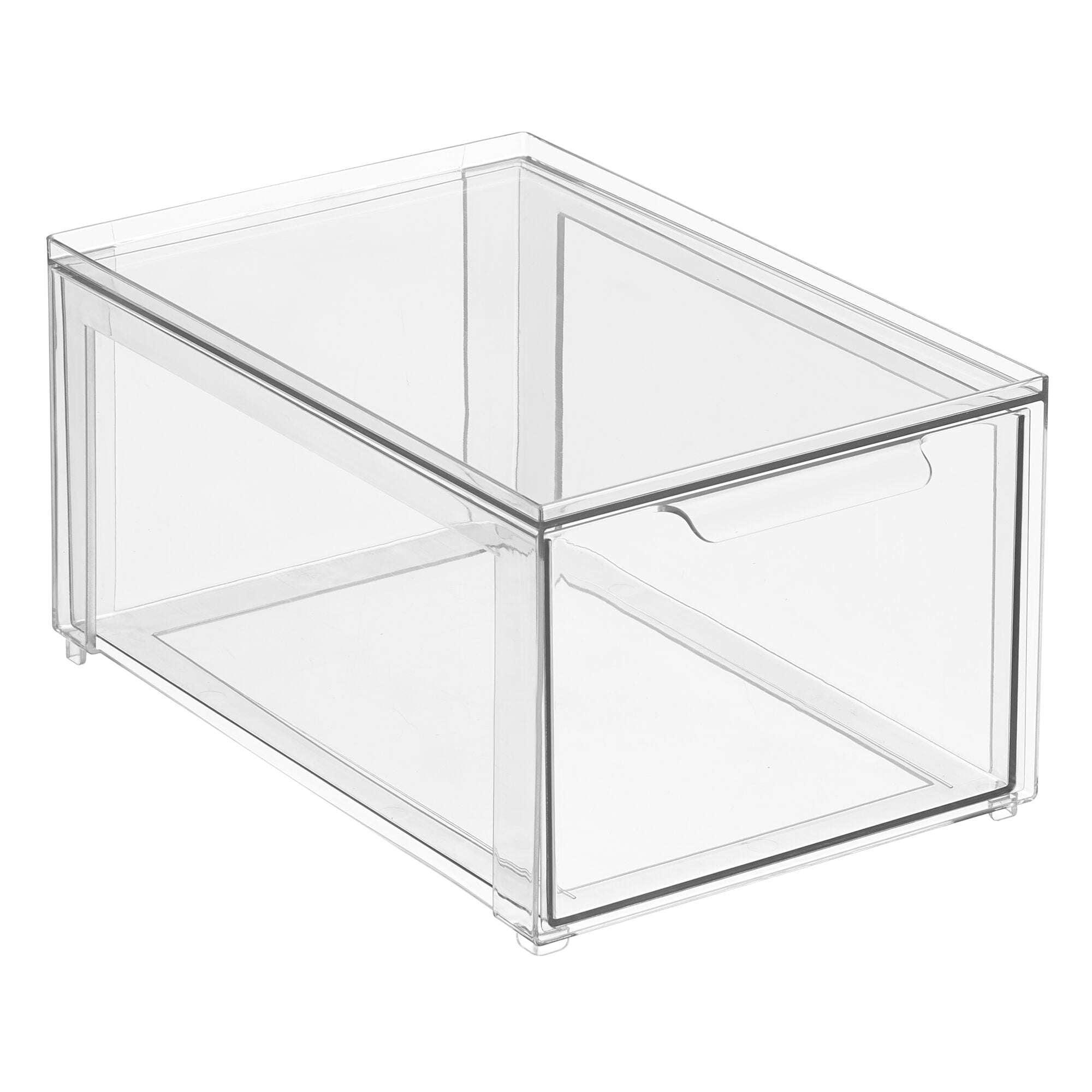  mDesign Plastic Closet Organizer Bin w/Pull Out Drawer