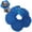 Blue, variant on M Buder Flower Shape Dog Protective Collar Adjustable Pet Soft Wound Recovery Neck Cone Collar for Dogs and Cats, Blue Large Size, Dimensions: 8.27 inches / 21.0 cm Length