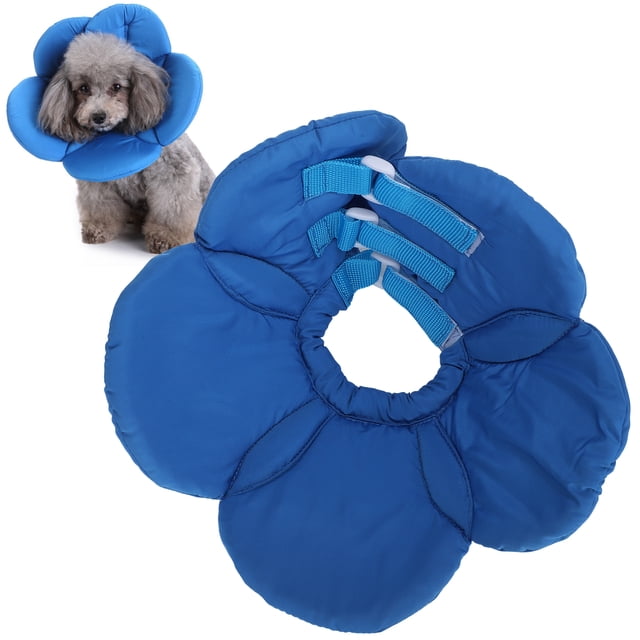 Collier de Récupération pour Animaux de Compagnie, Fleur Conçu Confortable Collier de Protection pour Chien Léger Réglable pour Chats de Compagnie pour Chiens de Compagnie