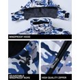 thumbnail image 2 of Tyhengta Men's Winter Skiing Jackets Water Resistant Fleece Coats Insulated Thermal Snowboard Jacket Parka Raincoat with Hood Camouflage grey-blue S, 2 of 6