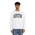 thumbnail image 5 of Austin Sweatshirt Gifts Crew Neck Shirt Long Sleeve Unisex, 5 of 7