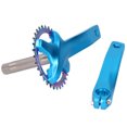 thumbnail image 2 of Plato azul de 32T para bicicleta ZK-22, juego de bielas de aleación de aluminio ligero, 2 of 8