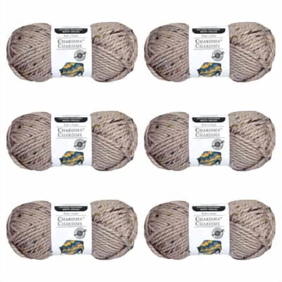Loops & Threads Charisma Tweed Yarn, 6 Pack