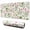 Pioneer Flower Floral-1, variant on Long Mouse Pads for Desk,Pioneer Flower Floral Print Pattern Desk Mats on Top Of Desks, Desk Mouse Pad Extra Large with 3mm Non-Slip Base and Stitched Edge for Gaming,Office,Work,Home 31.5"x11.8"