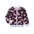 thumbnail image 3 of KidPika Floral Sport Jacket & Trouser Pant Athletic Outfit Set, 2-Piece, Sizes 2-7 Years, 3 of 8