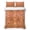 Red Orange, variant on Twin Quilt Set 68''x86'', Black Beige Striped Lightweight Summer Bedspread Coverlet Set with 2 Pillow Shams, Modern Farmhouse Retro Lines Breathable All Season Quilt Bedding for Dorm/Bedroom