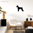 thumbnail image 2 of Giant Schnauzer Dog Metal Wall Sign | Dog Silhouette Wall Decor | Indoor Outdoor Decor for Pet Lovers | Solid Steel Home Decor Decorative Accent Metal Art Wall Sign | Metal Wall Art Made in USA, 2 of 6