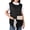 Black1, variant on Cobbler Apron for Women Men with 2 Pockets Art Smock Aprons for Painting Hairstylist Cleaning Adults