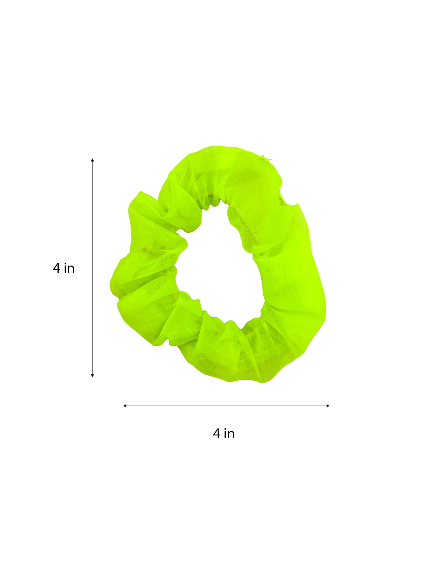 Time and Tru Women's Hair Ties, 10-Pack, Neon