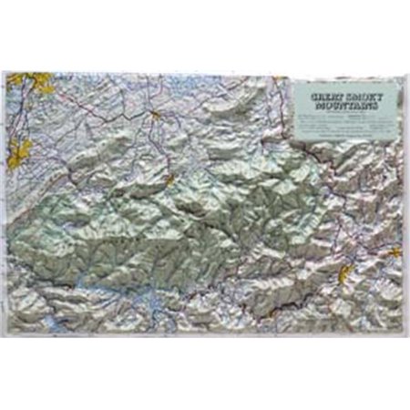 - Hubbard Scientific Raised Relief Map 403 Great Smoky Mtn National Park