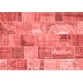 thumbnail image 1 of Ahgly Company Indoor Rectangle Patchwork Red Transitional Area Rugs, 7' x 10', 1 of 4